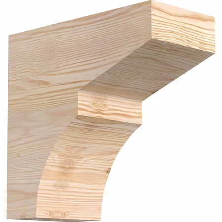 Ekena Millwork Monterey Smooth Rafter Tail, Douglas Fir, 5 1/2"W x 12"H x 12"L RFT06X12X12MON00SDF